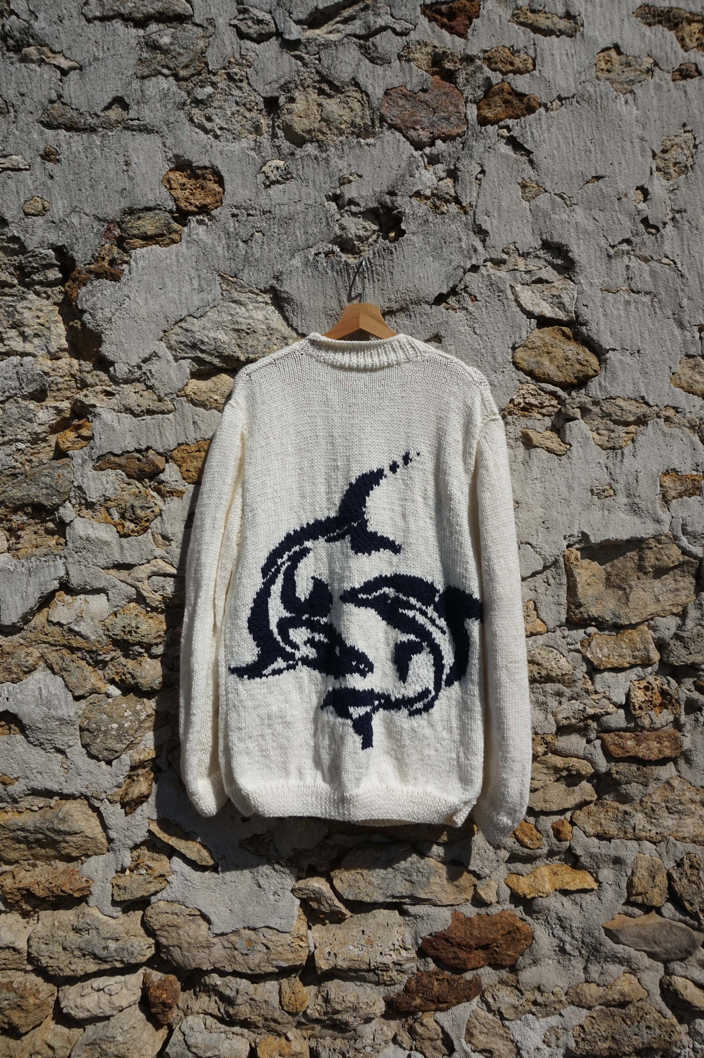 Gilet tricoté main