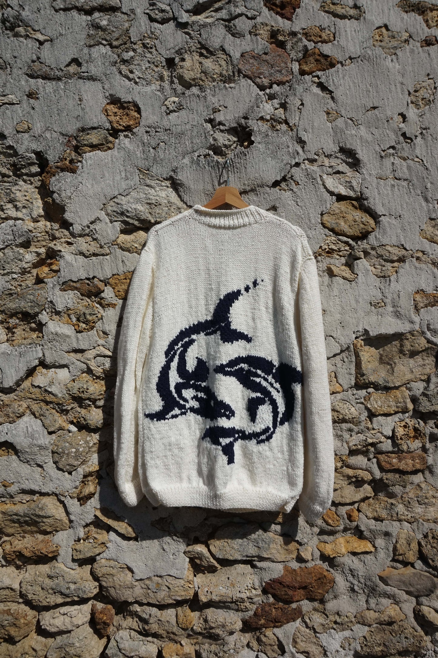 Gilet tricoté main