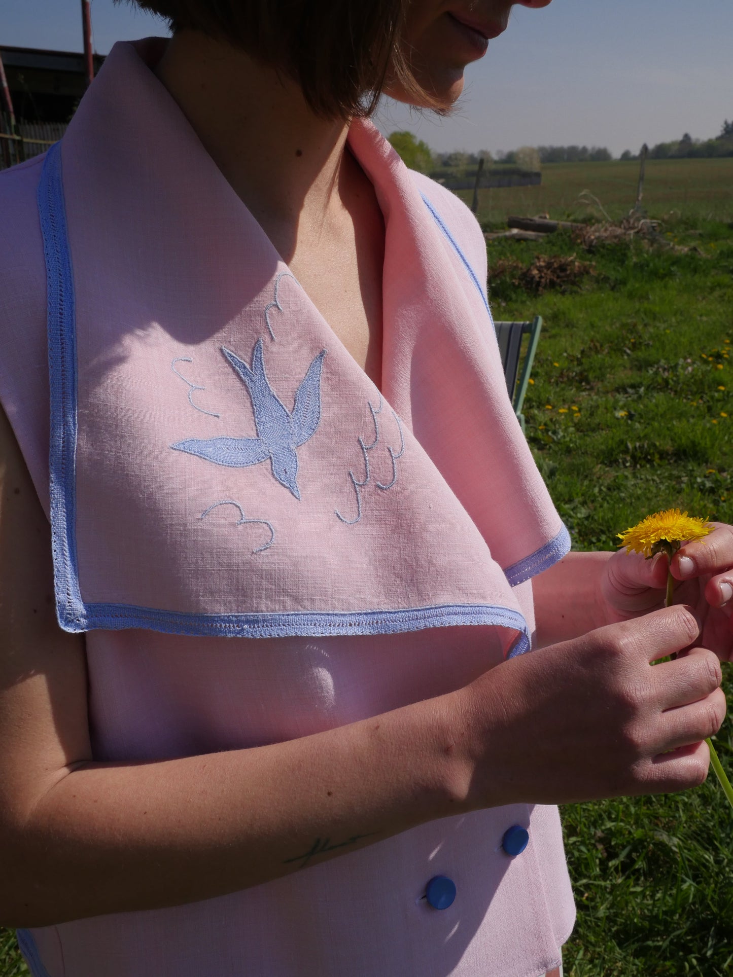 Chemisier "les oiseaux"