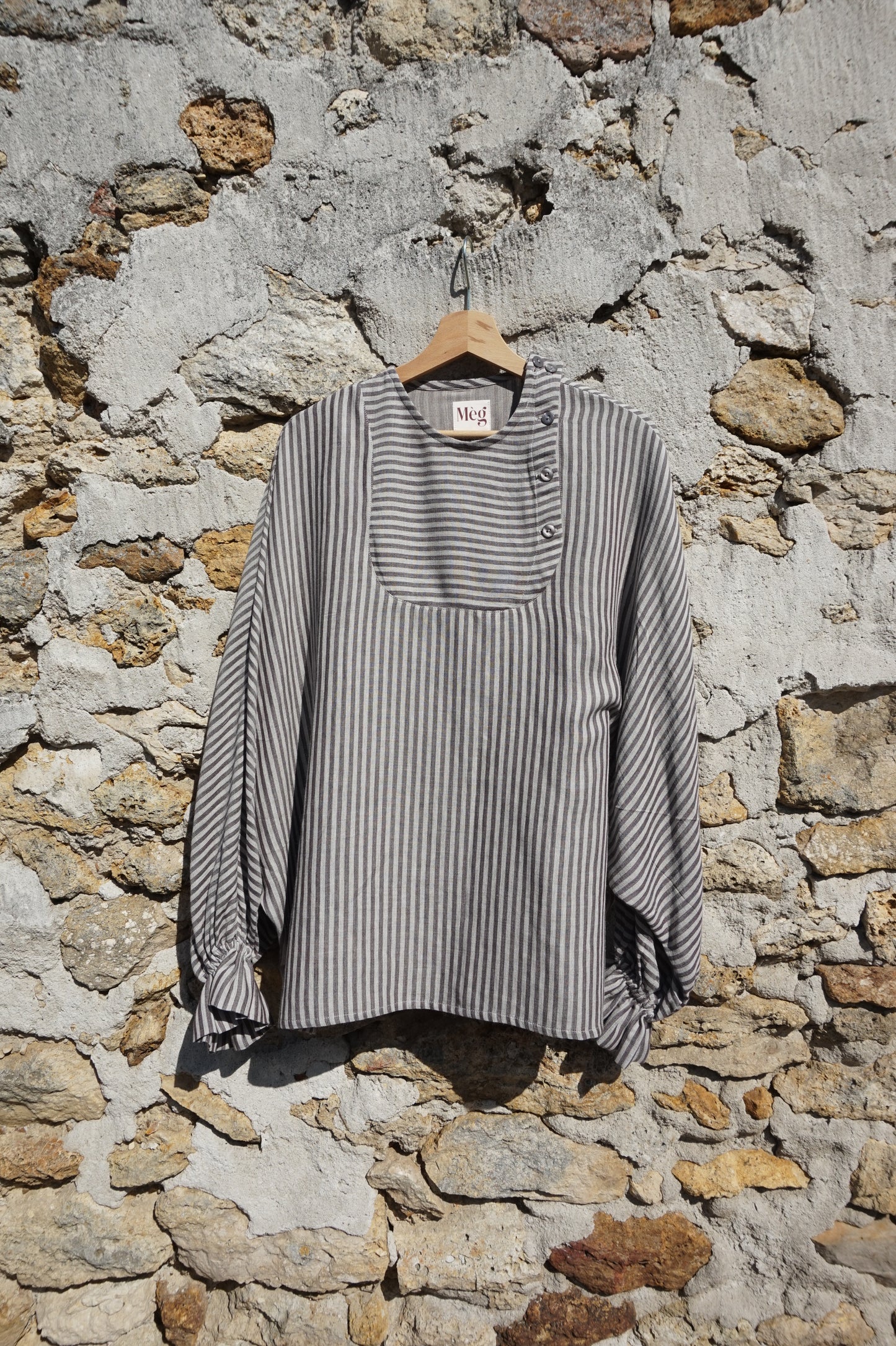 Blouse rayures fines