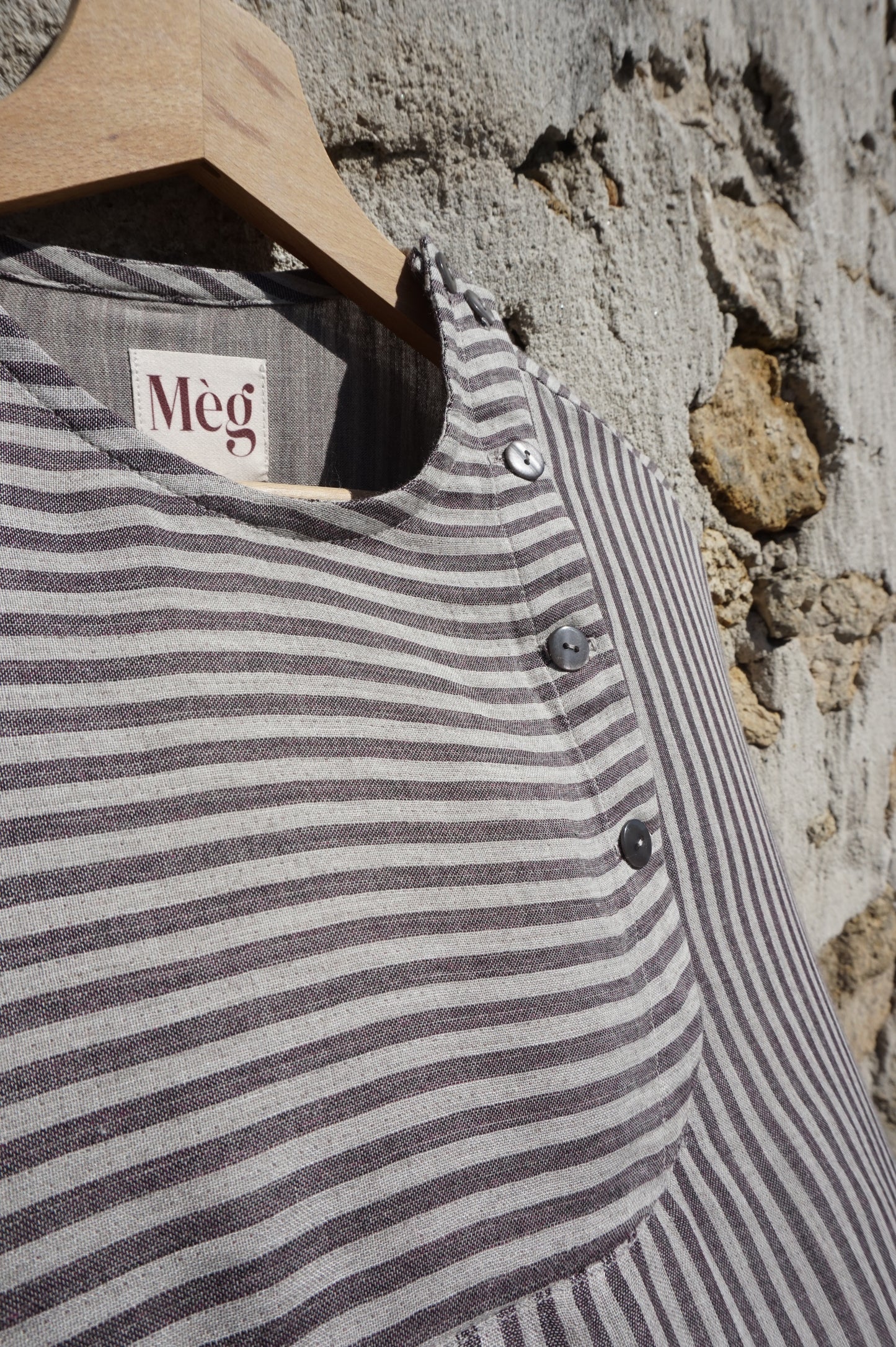 Blouse rayures fines